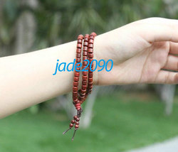 Free Shipping -  Tibetan Buddhism Real Natural red sandalwood meditation yoga 10 - £15.43 GBP