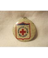 old American Junior Red Cross White Tab-Back Button - £3.93 GBP