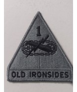 ACU PATCH - 1st ARMORED DIVISION OLD IRONSIDES HAS HOOK &amp; LOOP NEW :KY25-20 - $3.96
