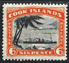 Cook Island 1936 Very Fine Mnh Scott # 96 &quot; R.M.S. Monowai &quot; - £1.56 GBP