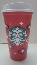 Starbucks Holiday 2023 Red Cup Day (16 oz) Reusable Hot Cup with Lid New - £7.66 GBP
