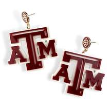 Texas A&amp;M Logo Earrings - £40.61 GBP