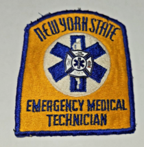 New York State Emergency Medical Technician EMT Sew-on Patch W/PIN see photos - £7.78 GBP