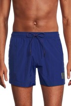 Hugo Boss Men&#39;s Blue Silver Logo Swim Shorts Beach Athletic Size 2XL - £55.81 GBP