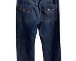 AKOO  Denim Jeans Mens Size 34x30 Dark Wash Cotton Zip Fly - $35.10