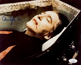 Christopher Lee Signed Autographed 8&quot;x10&quot; Dracula Photo Jsa Certified Authentic - $450.00