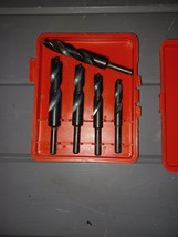 SEARS Craftsman 4 Piece HIGH SPEED STEEL DRILL BIT SET 1/2  7/16  3/8  &amp;... - $14.01 CAD