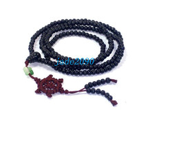 Free Shipping - 216 Beads natural black sandalwood meditation yoga Praye... - £16.01 GBP