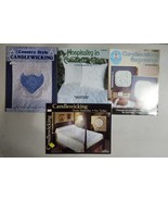 Lot of 4 Vintage Candlewicking Pattern Instruction Books Magazines - $384.41 MXN