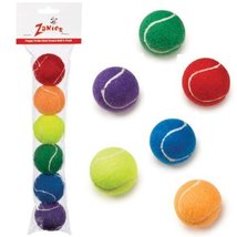 Puppy Pride Mini Tennis Balls Rainbow Colorful 6 Pack Gift Set 2&quot; Small Dog Toys - £13.36 GBP
