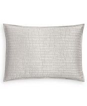 Hotel Collection Silverwood Quilted Bedding Sham,Grey,Standard - $120.00