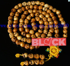 FREE SHIPPING Tibetan Buddhism Hand carved skull Bead OX Bone Meditation yoga 10 - $29.99