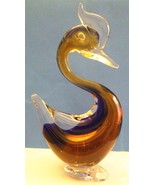 STUNNING VINTAGE MULTICOLORED MURANO GLASS BIRD FIGURINE 8&quot; - £26.17 GBP