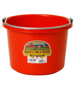 Little Giant P8RED Dura Flex Plastic Bucket for Livestock, 8-Quart, Red - $31.94 CAD