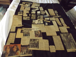 Newspaper Clippings of the Beatles circa 1980s - £23.59 GBP