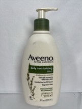Aveeno Daily Moisturizing Lotion Nourish Dry Body Face Hand Fragrance Free 12oz - $8.29