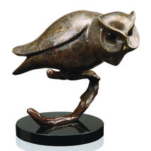 SPI Brass Owl On Branch Statue - £231.29 GBP