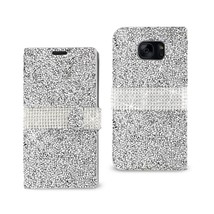 [Pack Of 2] Reiko Samsung Galaxy S7 Edge Diamond Rhinestone Wallet Case In Si... - £24.47 GBP