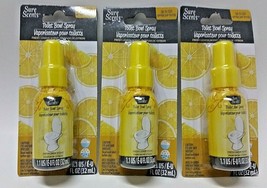 ( LOT 3 ) Toilet Bowl Spray Bathroom Deodorizer Fresh Lemon Scent NEW SE... - $14.84