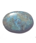 15.43 Carats TCW 100% Natural Beautiful Azurite Oval Cabochon Gem by DVG - $25.45 CAD