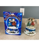 Musical Snow Globe Snowman &amp; Gal Skating Plays the Song &quot;Let it Snow&quot; - $13.85