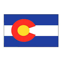 United States Colorado Logo Emblem State 3 X 5 Flag - £6.35 GBP