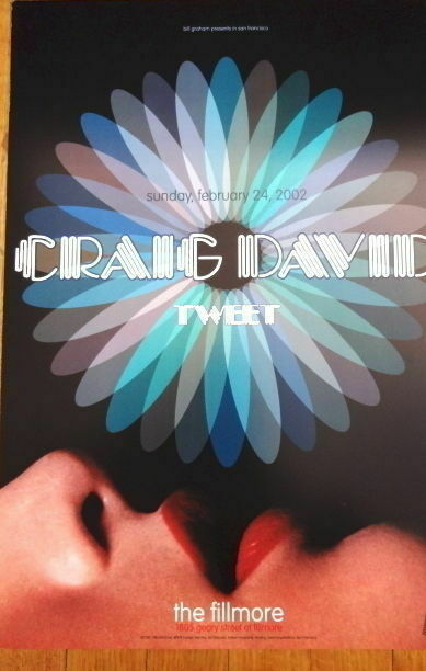 MINT CRAIG DAVID TWEET 02 FILLMORE POSTER - $19.99