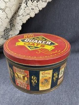 Quaker Oats Limited Edition Tin Vintage 1983 Round Cookie Collectible Oa... - $5.94
