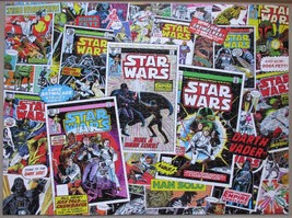 Star Wars Classic Comic Books 1000 Piece Puzzle BUFFALO/ Disney #11805 Used - £14.34 GBP