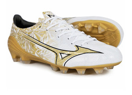 Mizuno Alpha Pro Men&#39;s Soccer Shoes Football Sports Shoes White NWT P1GA2464-50 - £135.17 GBP+