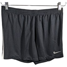Nike Shorts Womens Medium Black White Dri-Fit 4&quot; Running Training No Poc... - £18.87 GBP