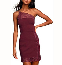 FREE PEOPLE Intimately Womens Dress Cocktail Elegant Wine Red Size XS - £51.20 GBP