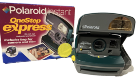 Vintage Polaroid One Step Express Green 600 Instant Film Camera - £54.75 GBP