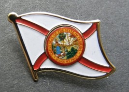 Florida Us State Single Flag Pin Badge 7/8 Inch - £4.24 GBP