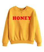 Honey Sweater Funny Bee Honey Chick Outfit Teen Aesthetic Tumblr  Hipste... - $28.99