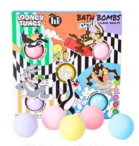 Hi Peach Layne X Looney Tunes Characters 5-Piece Bath Bomb Set 3.53 oz G... - $15.88