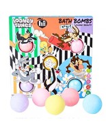 Hi Peach Layne X Looney Tunes Characters 5-Piece Bath Bomb Set 3.53 oz G... - $15.88