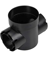NDS Round Spee-D Catch Basin Drain With 2 Outlets, 6 in., Black - $24.53