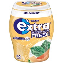 Wrigley&#39;s EXTRA White Professional MELON MINT Chewing gum -50pc-FREE US ... - £8.55 GBP