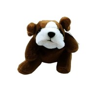 GANZ Tiny Toss&#39;ems Brittany Bull Dog Bean Bag Plush 6&quot; Ages 3+ 1996 NWT - £4.79 GBP