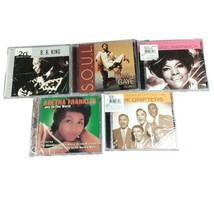 Lot of 5 CD&#39;s 60&#39;s-70&#39;s Motown Soul R&amp;B Blues New Sealed -Cases Seals Ha... - £14.69 GBP