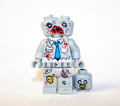 Minifigure Mutated Office Zombie Horror Movie Halloween Building - $7.60