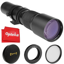 Opteka 500mm f/8 Telephoto Lens for Nikon D750, Df, D610, D600, D500, D300, D200 - $135.99