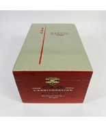 Cao Maduro Empty Wooden Red/Silver Cigar Box 5.25x8.24x4” w/ Clasp 1968 ... - $13.06