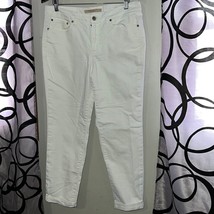 Max Jeans denim cropped , cuffed stretch jeans size 8 - £12.53 GBP