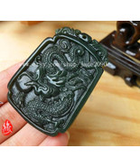 Free Shipping - Burma green jadeite jade dragon , Elegant Natural green ... - $35.52 CAD