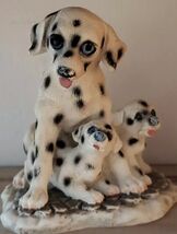 DALMATIAN DOG STATUE POLY RESIN 4" TALL PUPPY DETAILED, WHIMSICAL SCULPTURE - $20.00