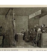 1935 The Tribunal of the Papal Inquisition Religious Art Print DWN10D - $39.99