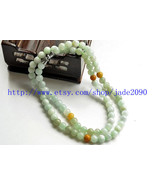  Jadeite Jade 100% AAA Grade Natural GREEN Jade / Jadeite necklace - £46.98 GBP