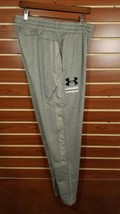 NEW Men&#39;s Under Armour Tapered Pants Tech Terry Grey Large $49 - $32.65